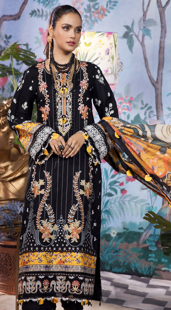 EMILY  | Anaya VIVA by Kiran Chaudhry Embroidered Lawn '22 | Unstitched Embroidered Lawn Suits