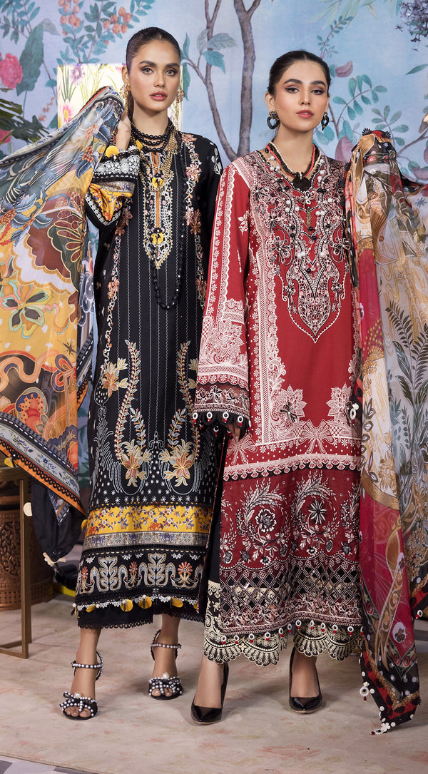 RAYNA  | Anaya VIVA by Kiran Chaudhry Embroidered Lawn '22 | Unstitched Embroidered Lawn Suits