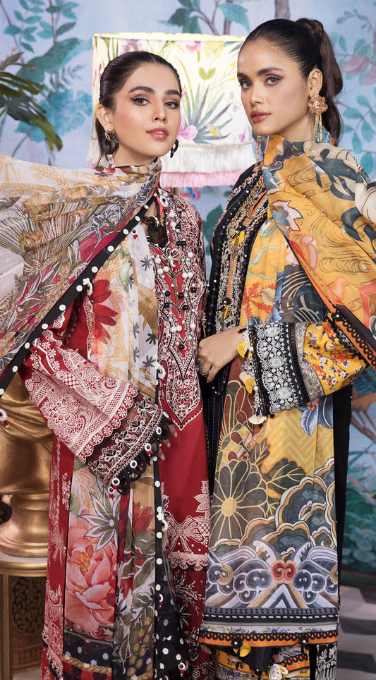 RAYNA  | Anaya VIVA by Kiran Chaudhry Embroidered Lawn '22 | Unstitched Embroidered Lawn Suits