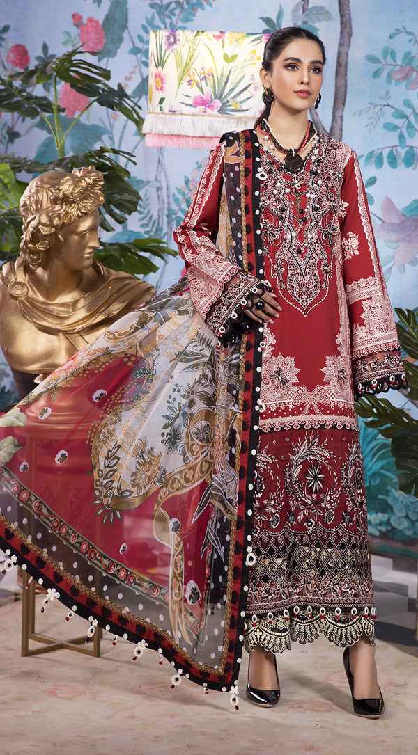 RAYNA  | Anaya VIVA by Kiran Chaudhry Embroidered Lawn '22 | Unstitched Embroidered Lawn Suits