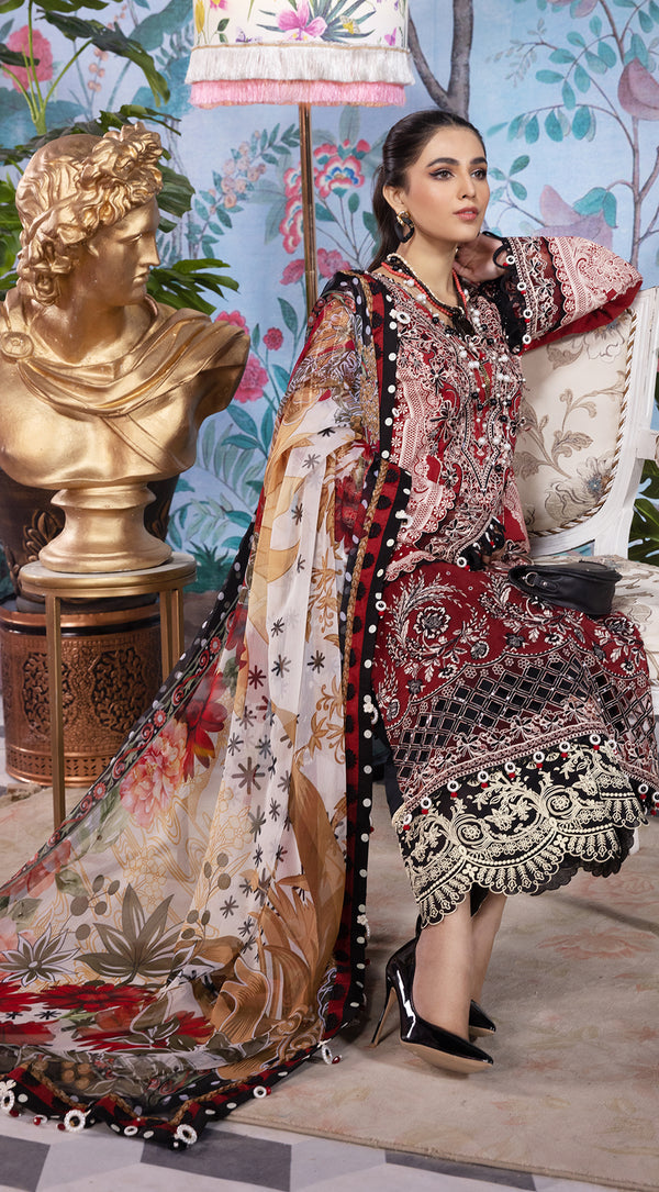 RAYNA  | Anaya VIVA by Kiran Chaudhry Embroidered Lawn '22 | Unstitched Embroidered Lawn Suits