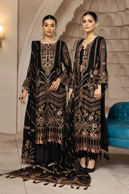 Muberra  | Alizeh Fashion Muhtesem Festive Collection 2022 | Unstitched Embroidered Chiffon Suits