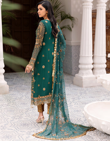 BL 301| Emaan Adeel Belle Robe Vol 3 | Unstitched Embroidered Luxury Chiffon Suits