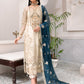 BL 305| Emaan Adeel Belle Robe Vol 3 | Unstitched Embroidered Luxury Chiffon Suits