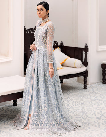 BL 307 | Emaan Adeel Belle Robe Vol 3 | Unstitched Embroidered Luxury Chiffon Suits