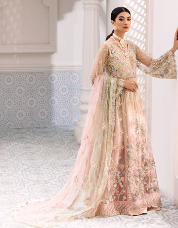 BL 309 | Emaan Adeel Belle Robe Vol 3 | Unstitched Embroidered Luxury Chiffon Suits