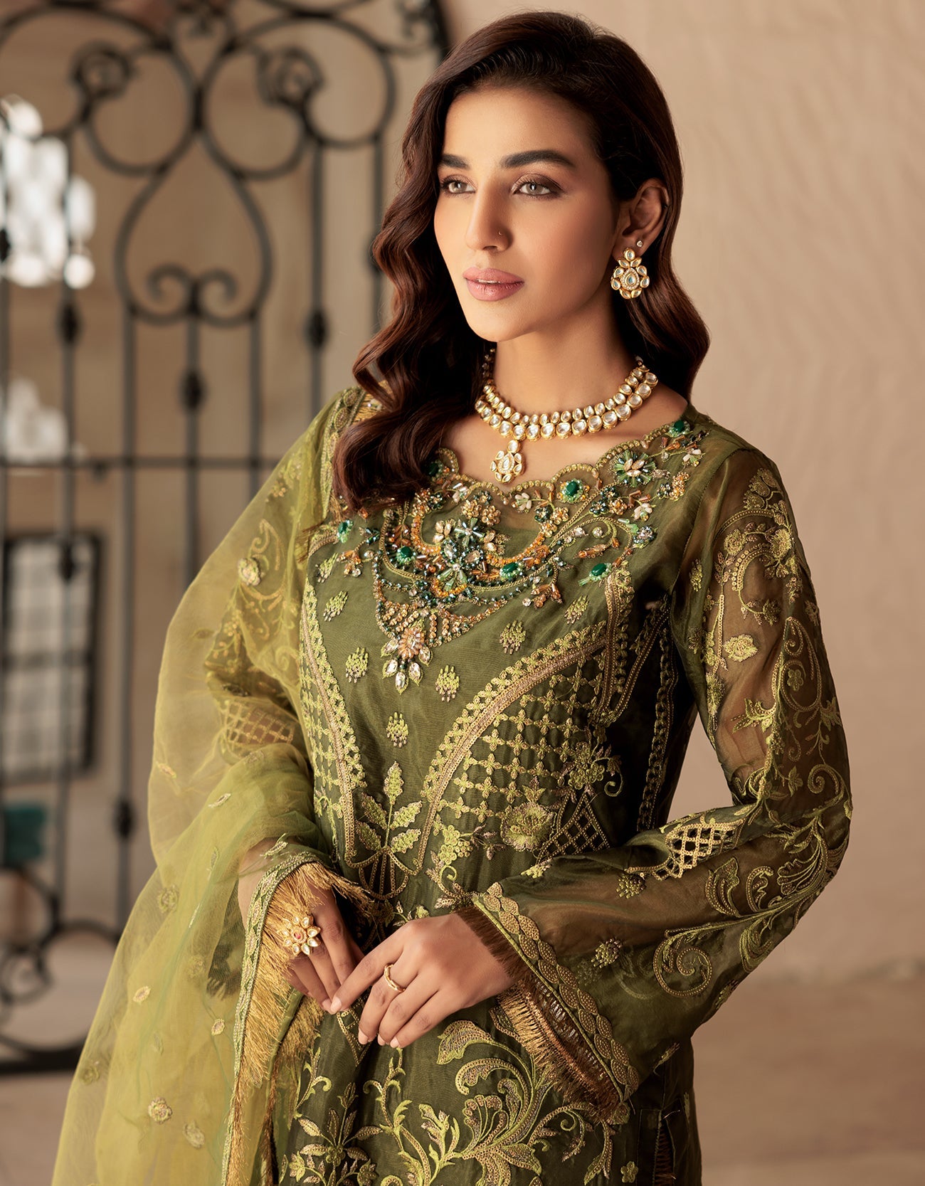 LF 507  | Emaan Adeel Le Festa Premium Collection 2022 Vol-5 |  Unstitched Embroidered Organza Suit