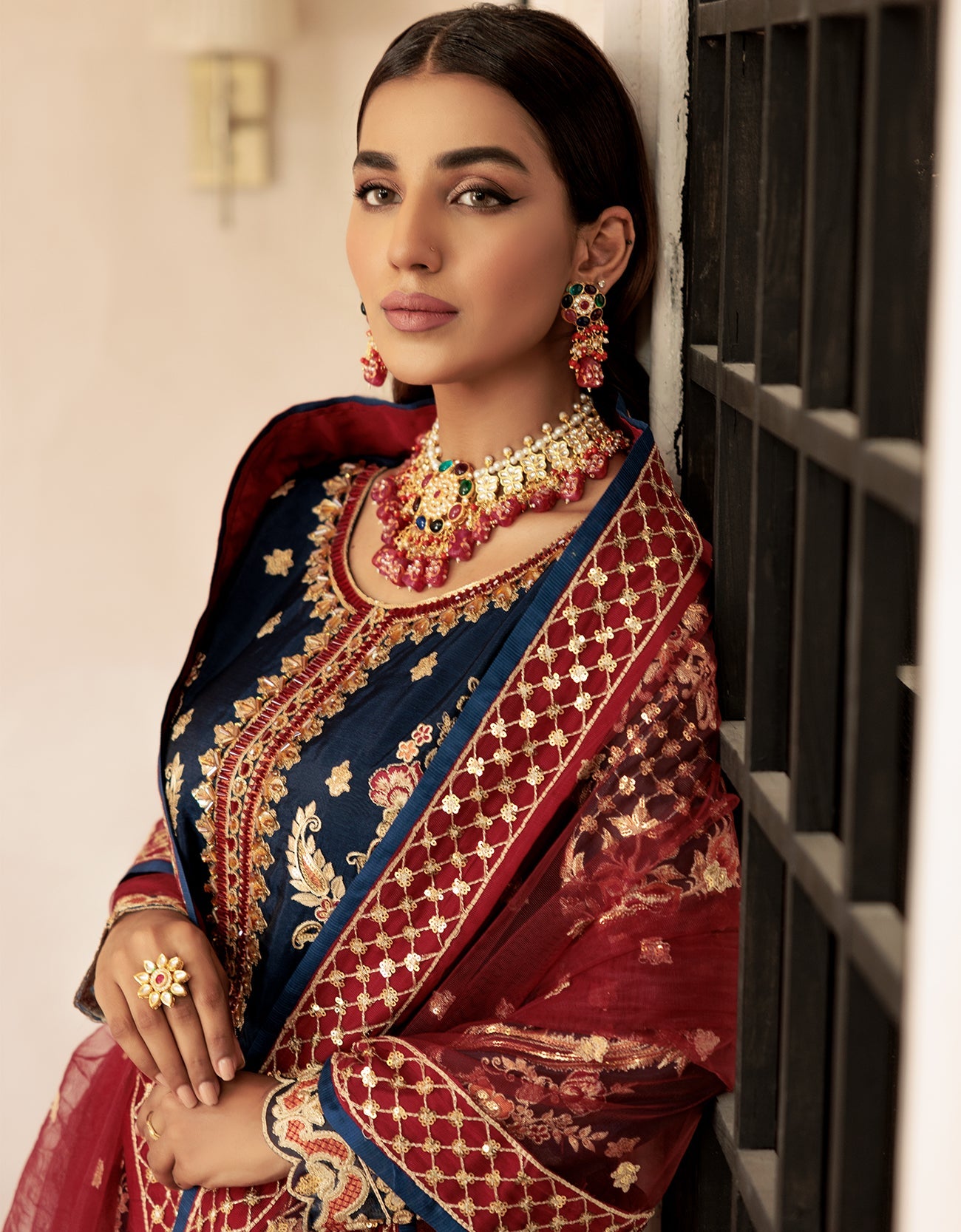 LF 509  | Emaan Adeel Le Festa Premium Collection 2022 Vol-5 |  Unstitched Embroidered Organza Suit