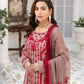LF - 407 | Emaan Adeel Le Festa Premium Formals Vol 4 |  Unstitched Embroidered Chiffon Suits