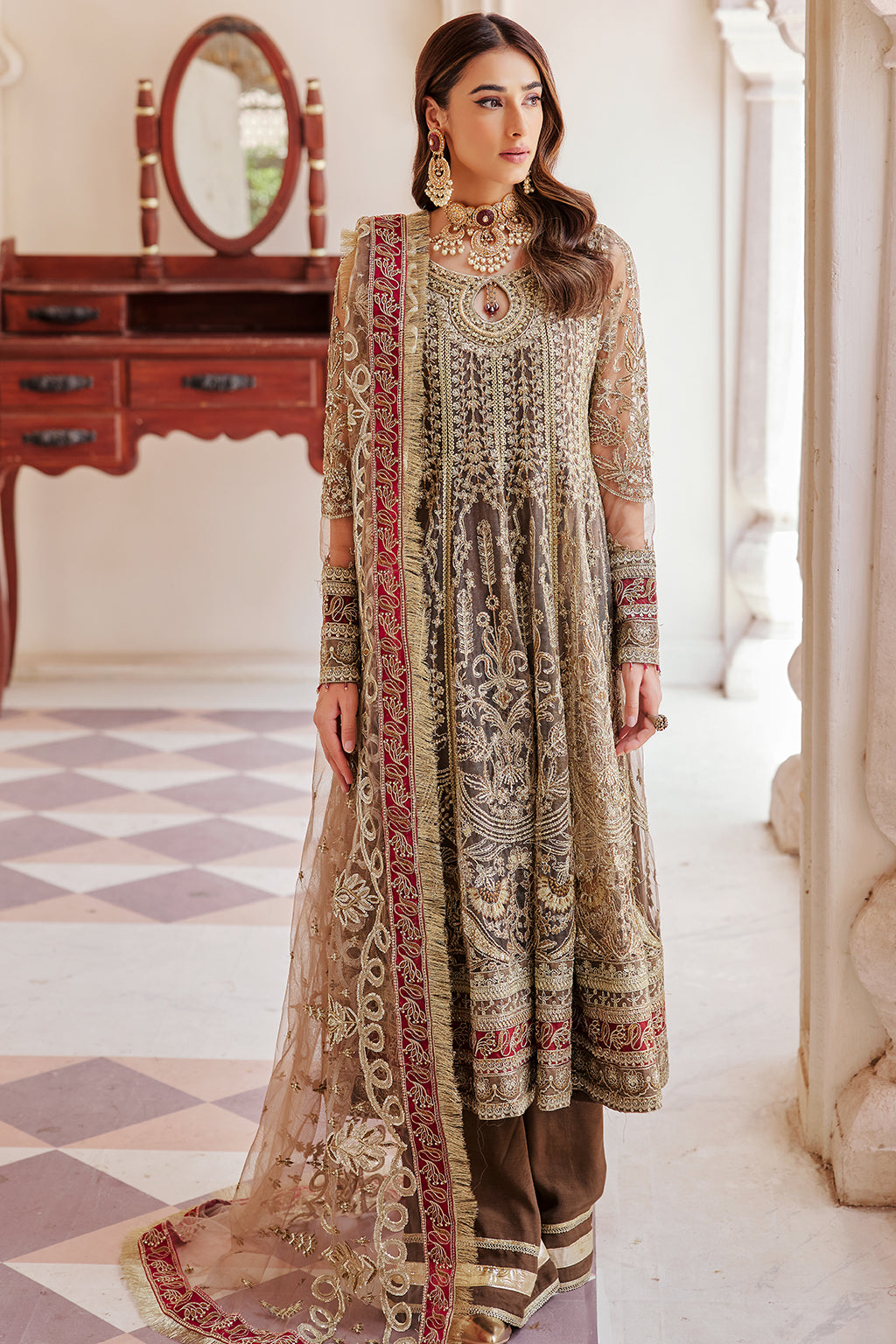 LX 02 | Collections Emaan Adeel Luxe Chiffon Collection 2023 | Unstitched and Stitched RTW Chiffon Embroidered Suits