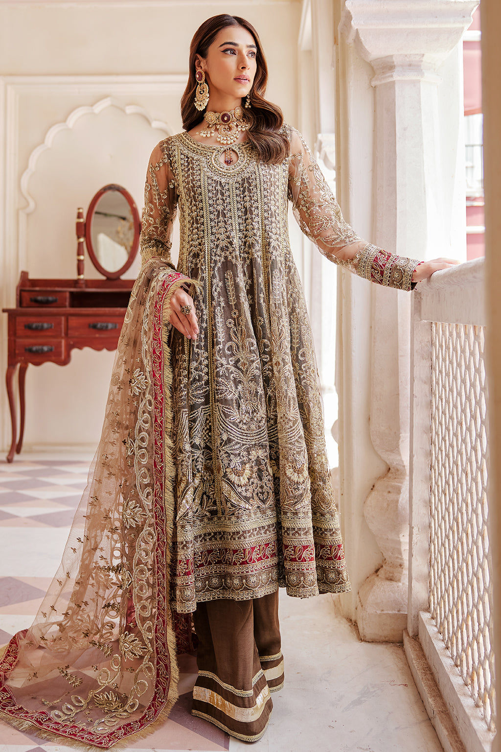 LX 02 | Collections Emaan Adeel Luxe Chiffon Collection 2023 | Unstitched and Stitched RTW Chiffon Embroidered Suits