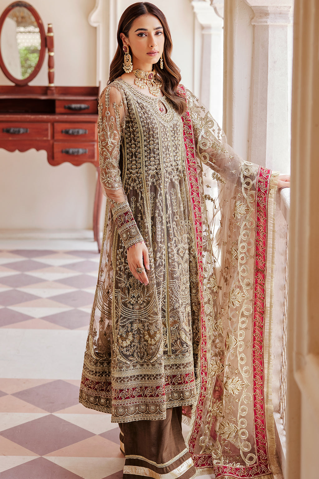 LX 02 | Collections Emaan Adeel Luxe Chiffon Collection 2023 | Unstitched and Stitched RTW Chiffon Embroidered Suits