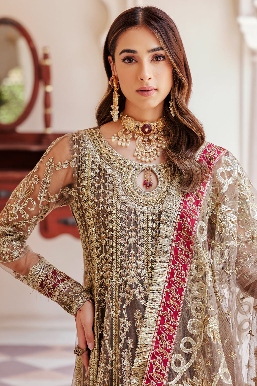 LX 02 | Collections Emaan Adeel Luxe Chiffon Collection 2023 | Unstitched and Stitched RTW Chiffon Embroidered Suits