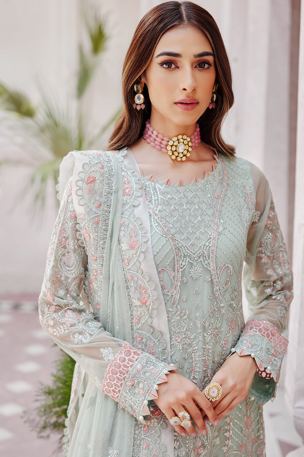 LX 04 | Collections Emaan Adeel Luxe Chiffon Collection 2023 | Unstitched and Stitched RTW Chiffon Embroidered Suits