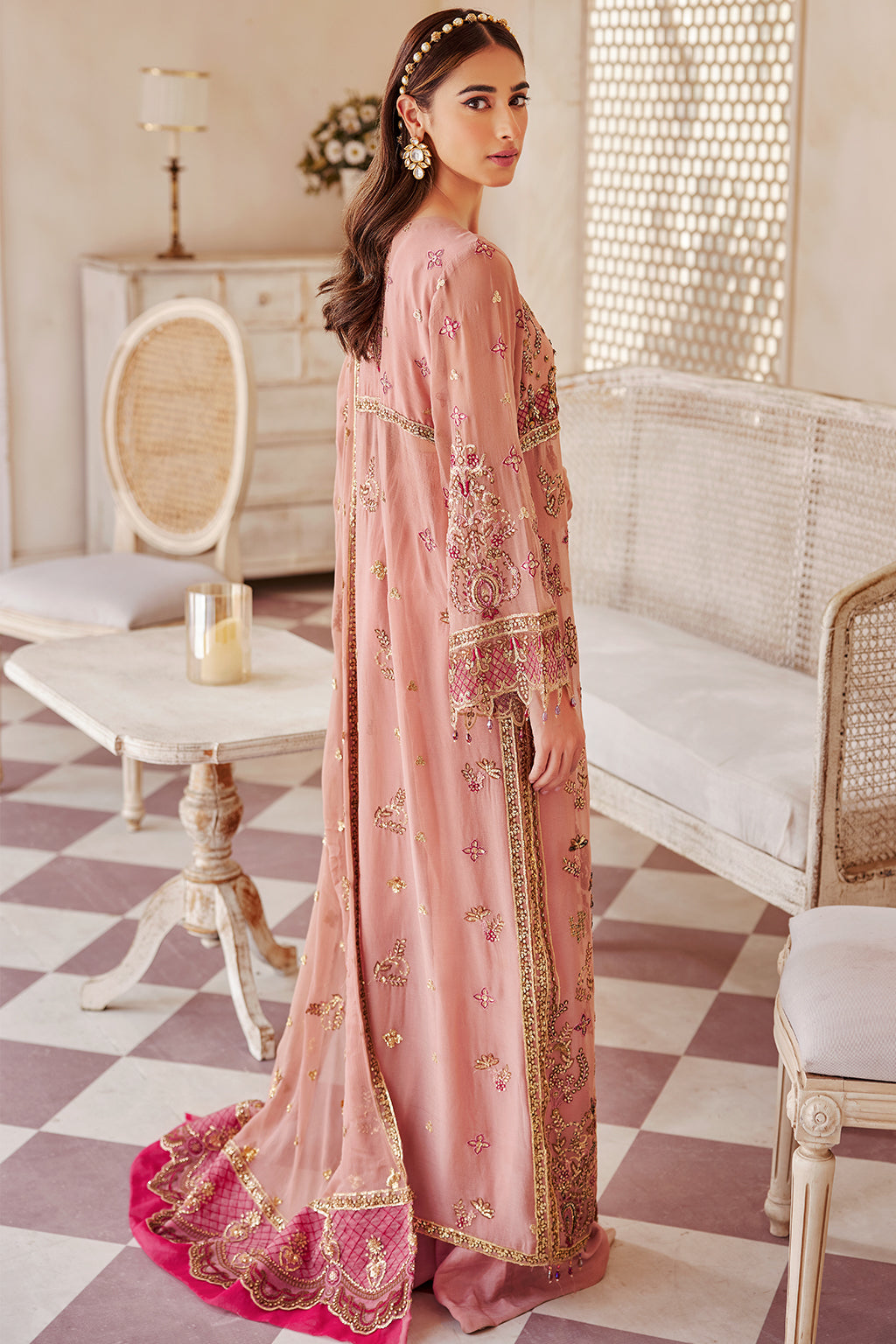 LX 05 | Collections Emaan Adeel Luxe Chiffon Collection 2023 | Unstitched and Stitched RTW Chiffon Embroidered Suits