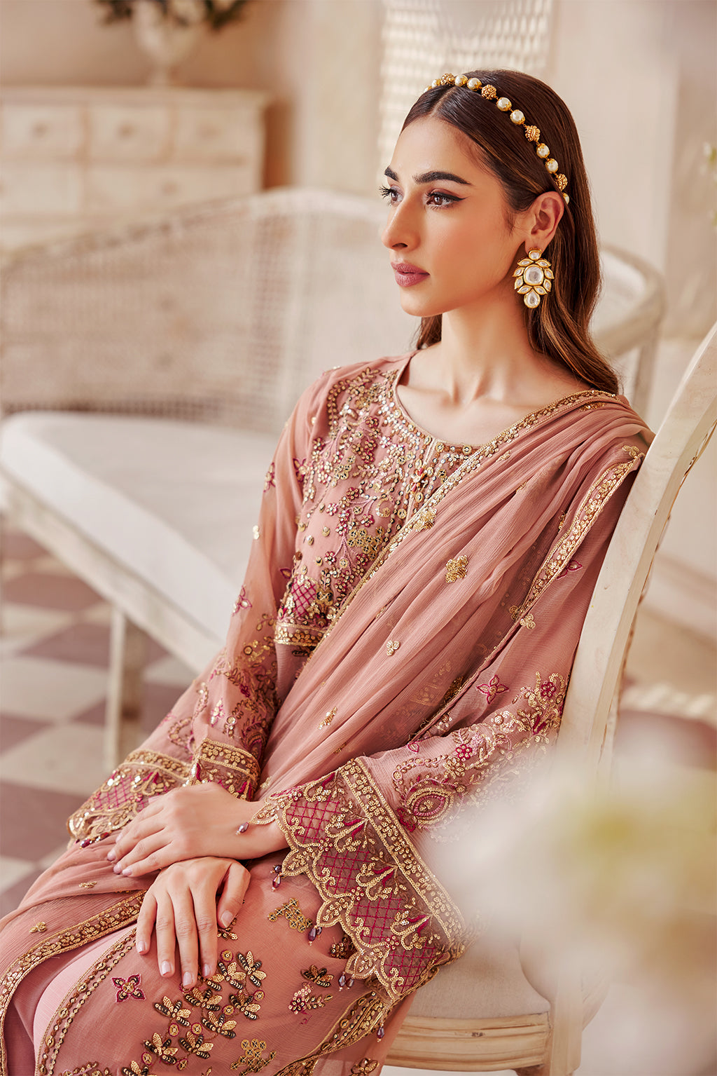 LX 05 | Collections Emaan Adeel Luxe Chiffon Collection 2023 | Unstitched and Stitched RTW Chiffon Embroidered Suits