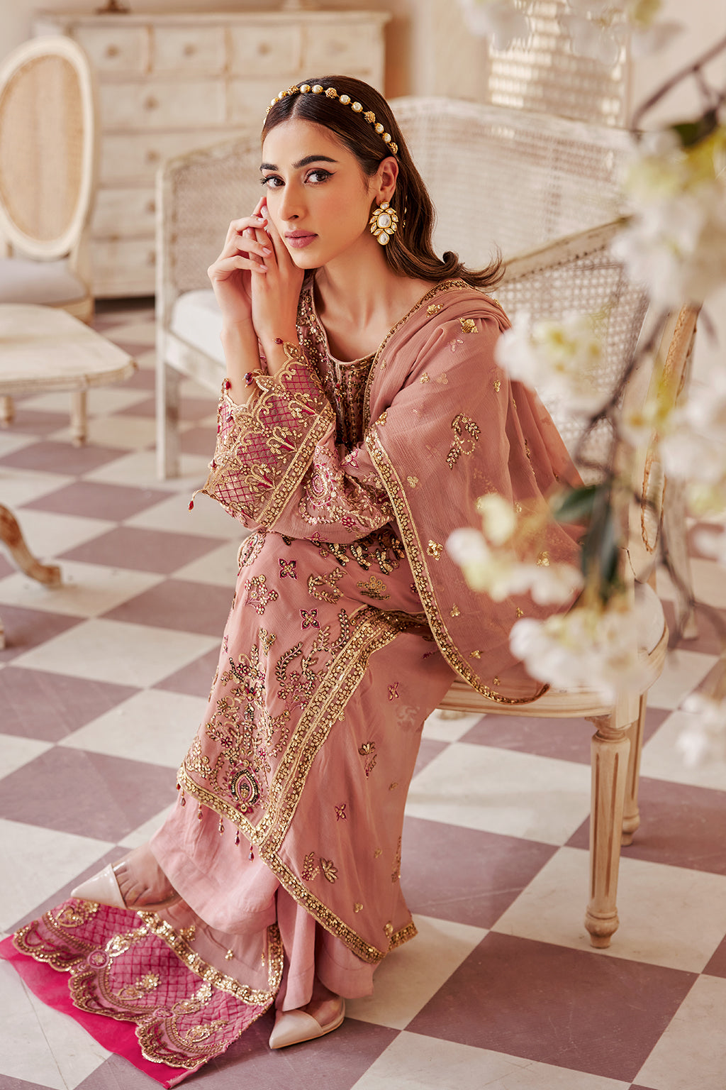 LX 05 | Collections Emaan Adeel Luxe Chiffon Collection 2023 | Unstitched and Stitched RTW Chiffon Embroidered Suits