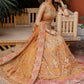 Tangerine Garnet | Mahgul The Empress's Dream Wedding Collection 2021 | Unstitched Embroidered Net Suits