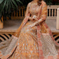 Tangerine Garnet | Mahgul The Empress's Dream Wedding Collection 2021 | Unstitched Embroidered Net Suits