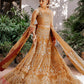 Tangerine Garnet | Mahgul The Empress's Dream Wedding Collection 2021 | Unstitched Embroidered Net Suits