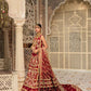 2A STORIES OF NAQSHI - SCARLET | Crimson X Saira Shakira Wedding Collection '22 | Unstitched Embroidered Velvet Suits