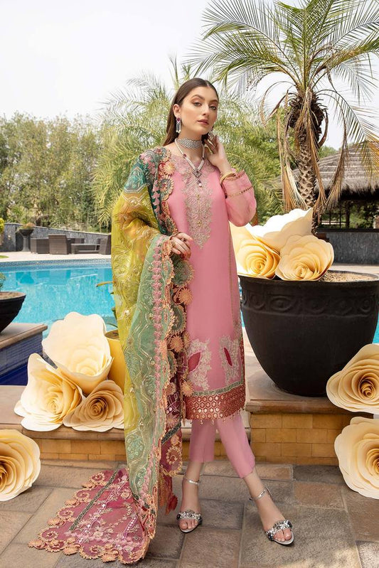 DD-04 | Charizma Diamond Dust Luxury Collection Vol 2 | Unstitched Embroidered Organza Suit