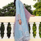 Powder Blue  |  Jazmin Iris Eid Lawn SS 2023