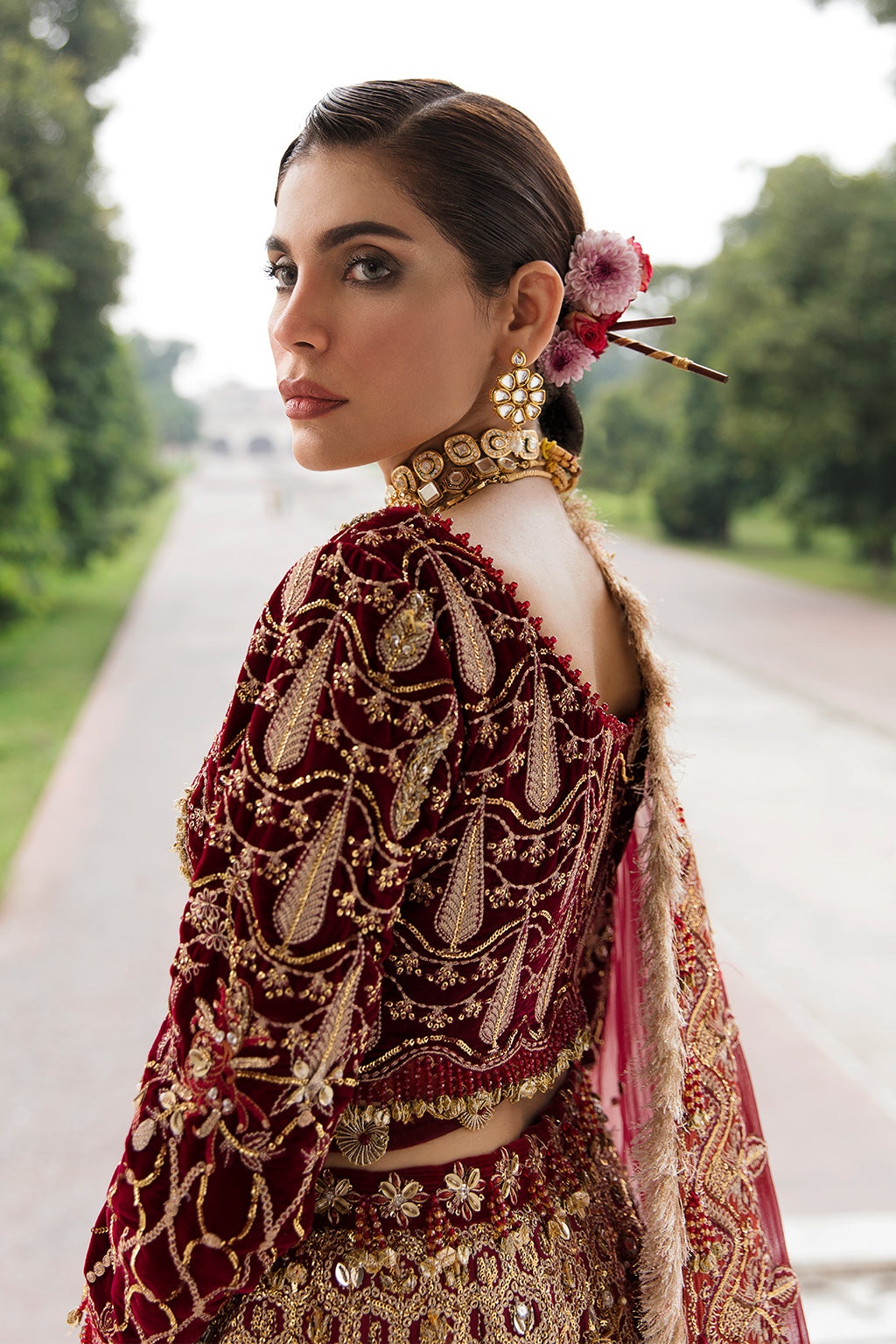 Hayal | Afrozeh Brides Collection 2022 | Stitched Unstitched Embroidered Raw Silk Valvet Bridal Suit