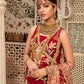 2A STORIES OF NAQSHI - SCARLET | Crimson X Saira Shakira Wedding Collection '22 | Unstitched Embroidered Velvet Suits