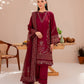 Maroon Glare| Farasha Mehak Festive Lawn SS 23 | Unstitched Embroidered Collection