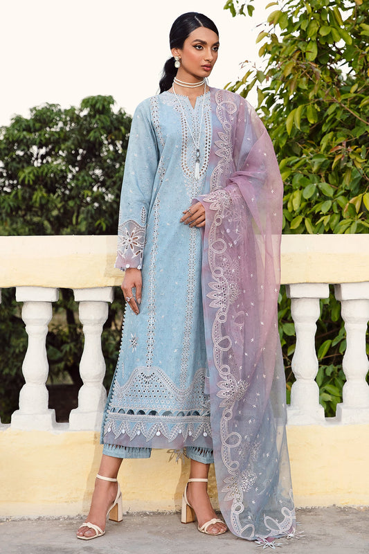 Powder Blue  |  Jazmin Iris Eid Lawn SS 2023