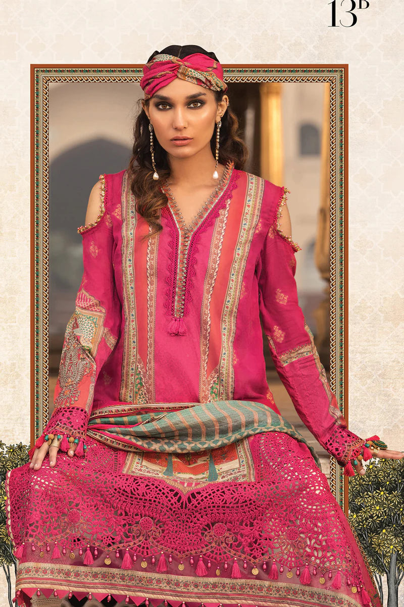 D-2213-B | Maria B Mein Teri Aan Lawn Summer Collection 22 | Unstitched Embroidered  Lawn Suits