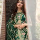 2B STORIES OF NAQSHI - EMERALD | Crimson X Saira Shakira Wedding Collection '22 | Unstitched Embroidered Velvet Suits
