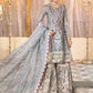 Pearl Blue and Ash Pink (BD-2403) | Maria B Mbroidered Heritage Edition 2022 | Unstitched Embroidered Tissue Suits