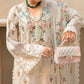 Monsoon Blooms | Crimson X Saira Shakira Eid Pret '22 | Stitched RTW Rib Cambric Suits