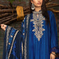 MPT 1204 B | Maria B MPrints Winter Collection 2021 | Unstitched Embroidered Dobby Linen Suits