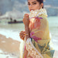 Chikkankari  Reinvented - 7B - Sunshine | Crimson Serendipity Luxury Lawn Collection 2022