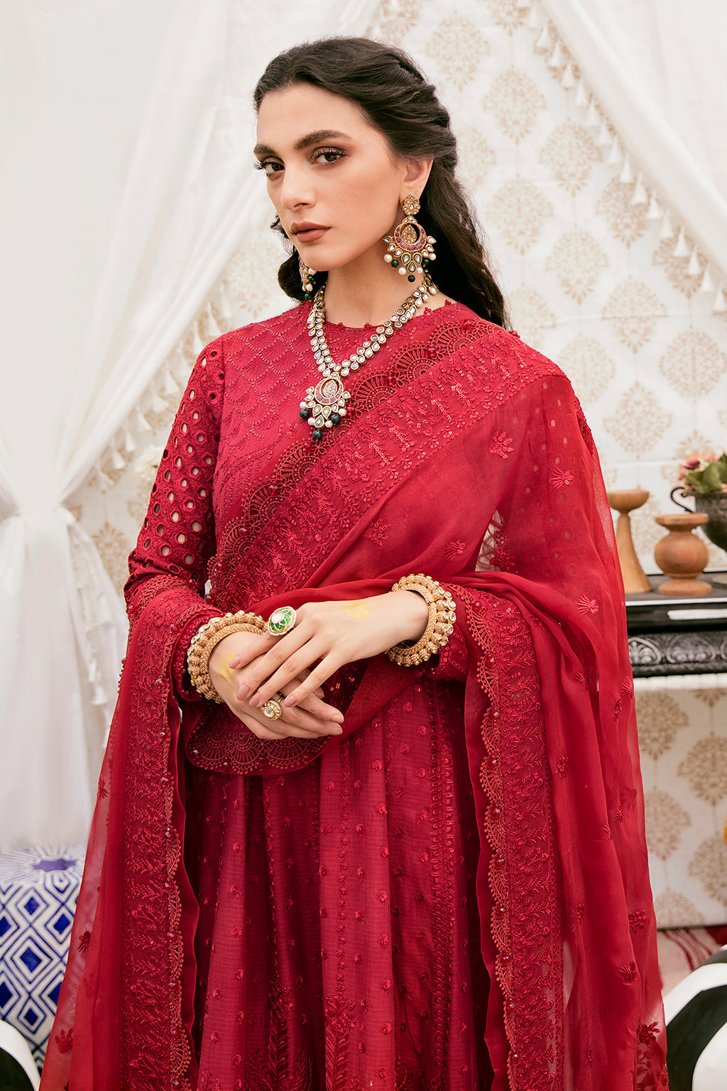 GUL NAAZ  | Afrozeh Gul Bahar Festive Collection 2022 | Unstitched Embroidered Lawn Suits