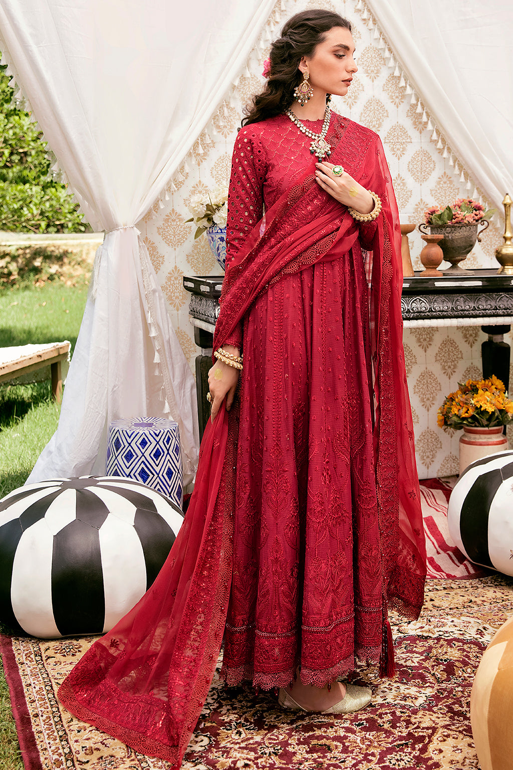 GUL NAAZ  | Afrozeh Gul Bahar Festive Collection 2022 | Unstitched Embroidered Lawn Suits