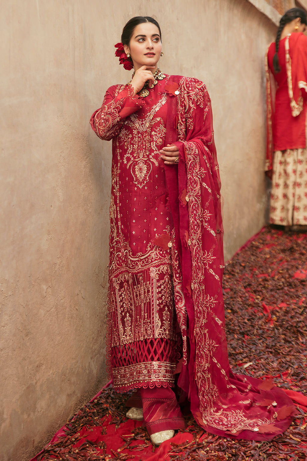 Arezou | Afrozeh Shabnami Festive Lawn Collection 2022 | Unstitched Embroidered Lawn Suits