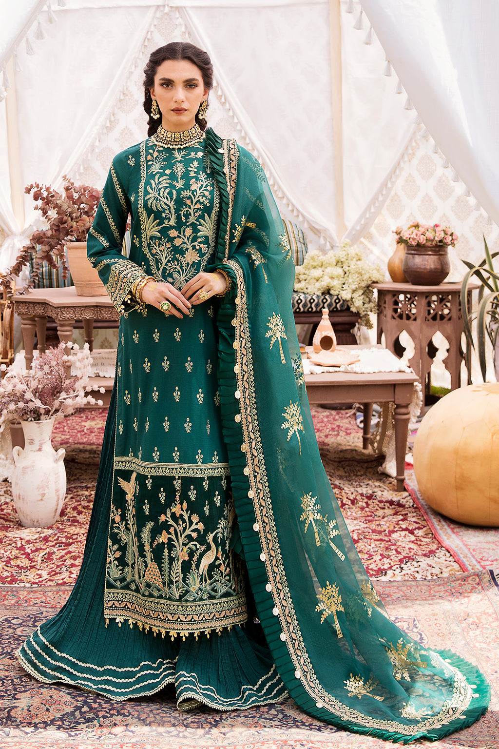 MEERAS  | Afrozeh Gul Bahar Festive Collection 2022 | Unstitched Embroidered Lawn Suits