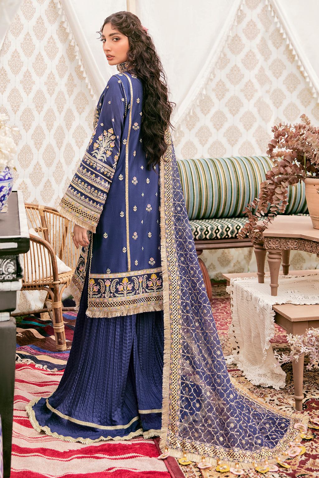 GUL RUKH  | Afrozeh Gul Bahar Festive Collection 2022 | Unstitched Embroidered Lawn Suits