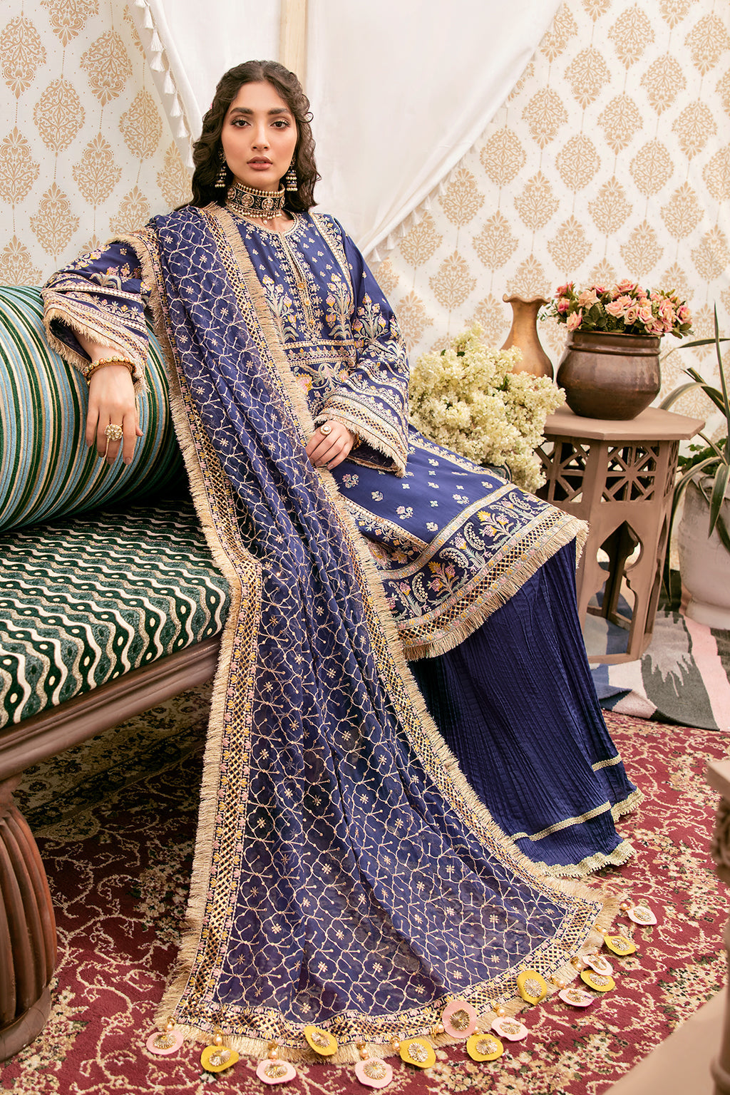 GUL RUKH  | Afrozeh Gul Bahar Festive Collection 2022 | Unstitched Embroidered Lawn Suits