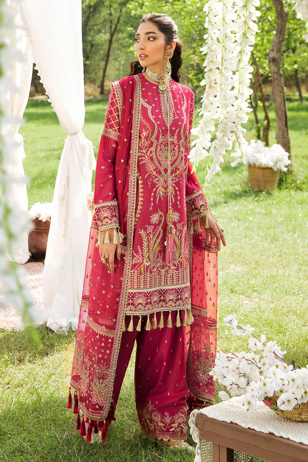 MEHRNAZ  | Afrozeh Gul Bahar Festive Collection 2022 | Unstitched Embroidered Lawn Suits
