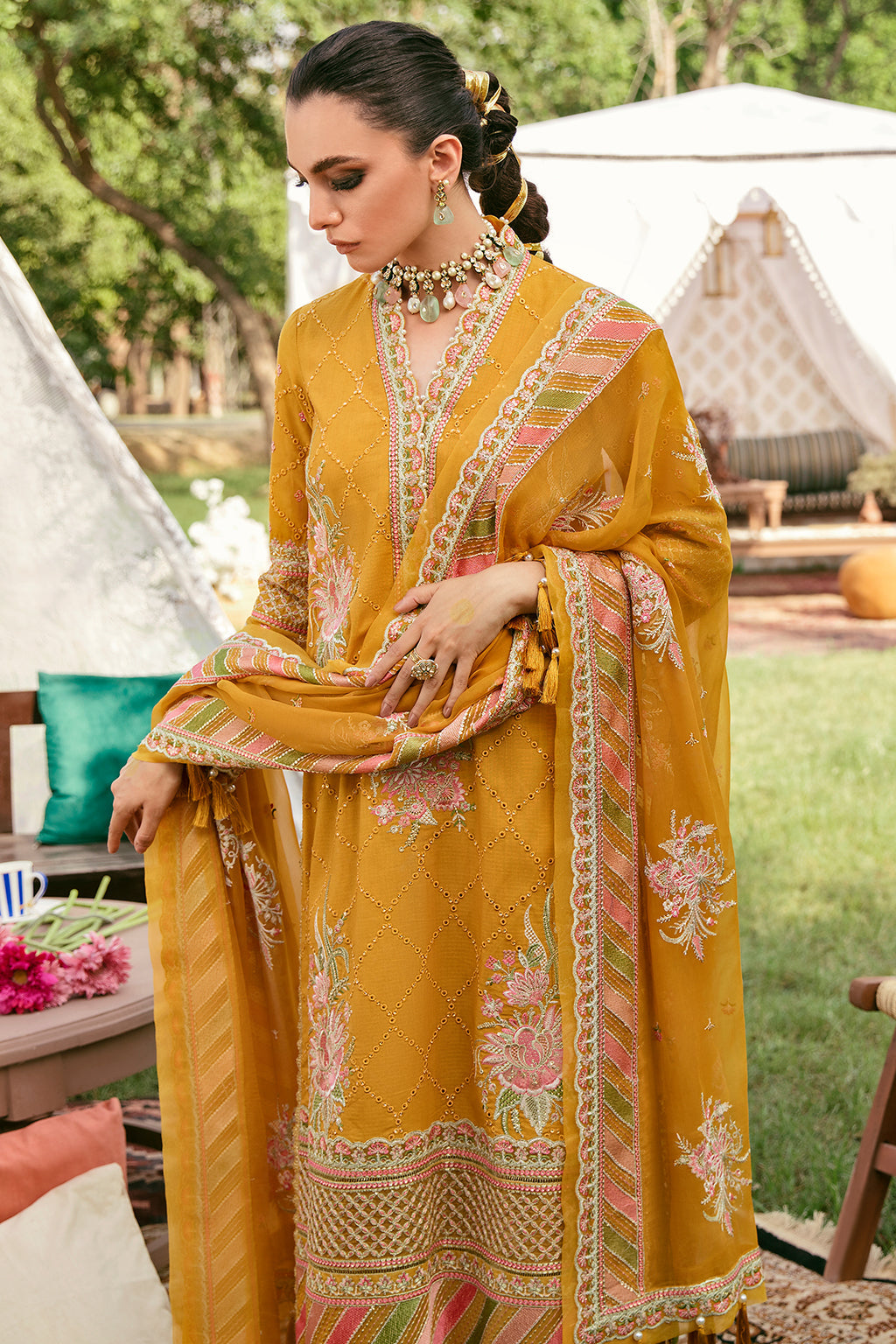 NURAY  | Afrozeh Gul Bahar Festive Collection 2022 | Unstitched Embroidered Lawn Suits