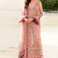Rose Shell Pink  | Afrozeh LA Fuchsia'22 Collection | Unstitched Chiffon Suits