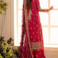 ZINNIA | Afrozeh La Fuchsia Wedding Edition 2022 | Unstitched Embroidered Raw Silk Suits