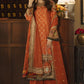 SM-01 | Qalamkar Shadmani Luxury Formals Collection 2021 | Unstitched Embroidered Organza Suits