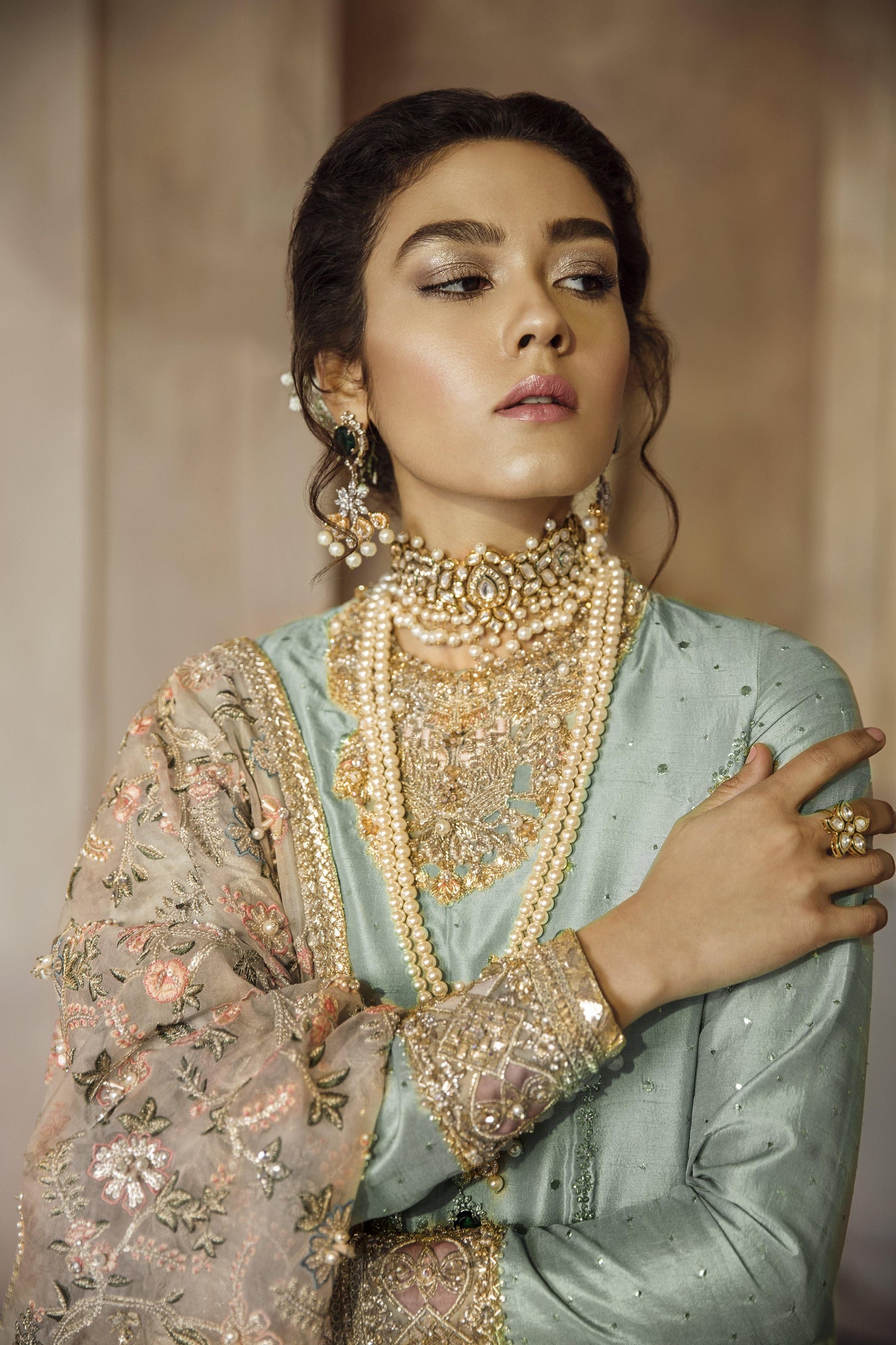 MERAKI | Suffuse Aab-e-Zar Luxury Wedding Collection 2019 | Stitched RTW Embellishments Suits