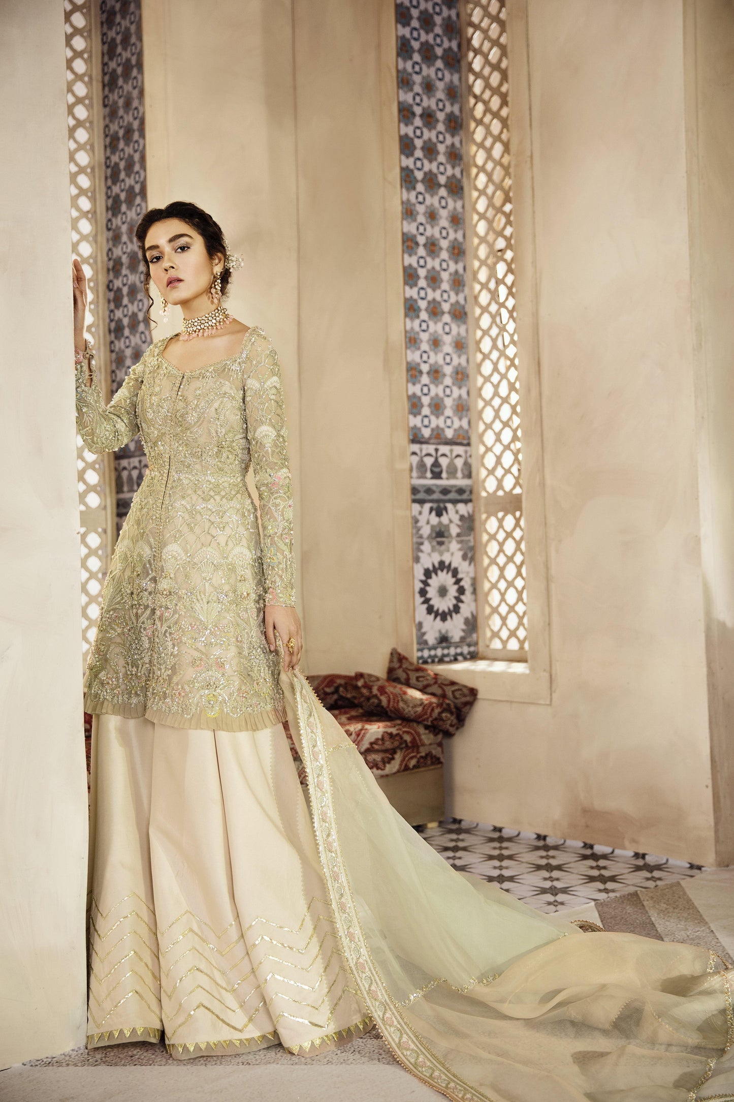 LISYA | Suffuse Aab-e-Zar Luxury Wedding Collection 2019 | Stitched RTW Embellishments Suits